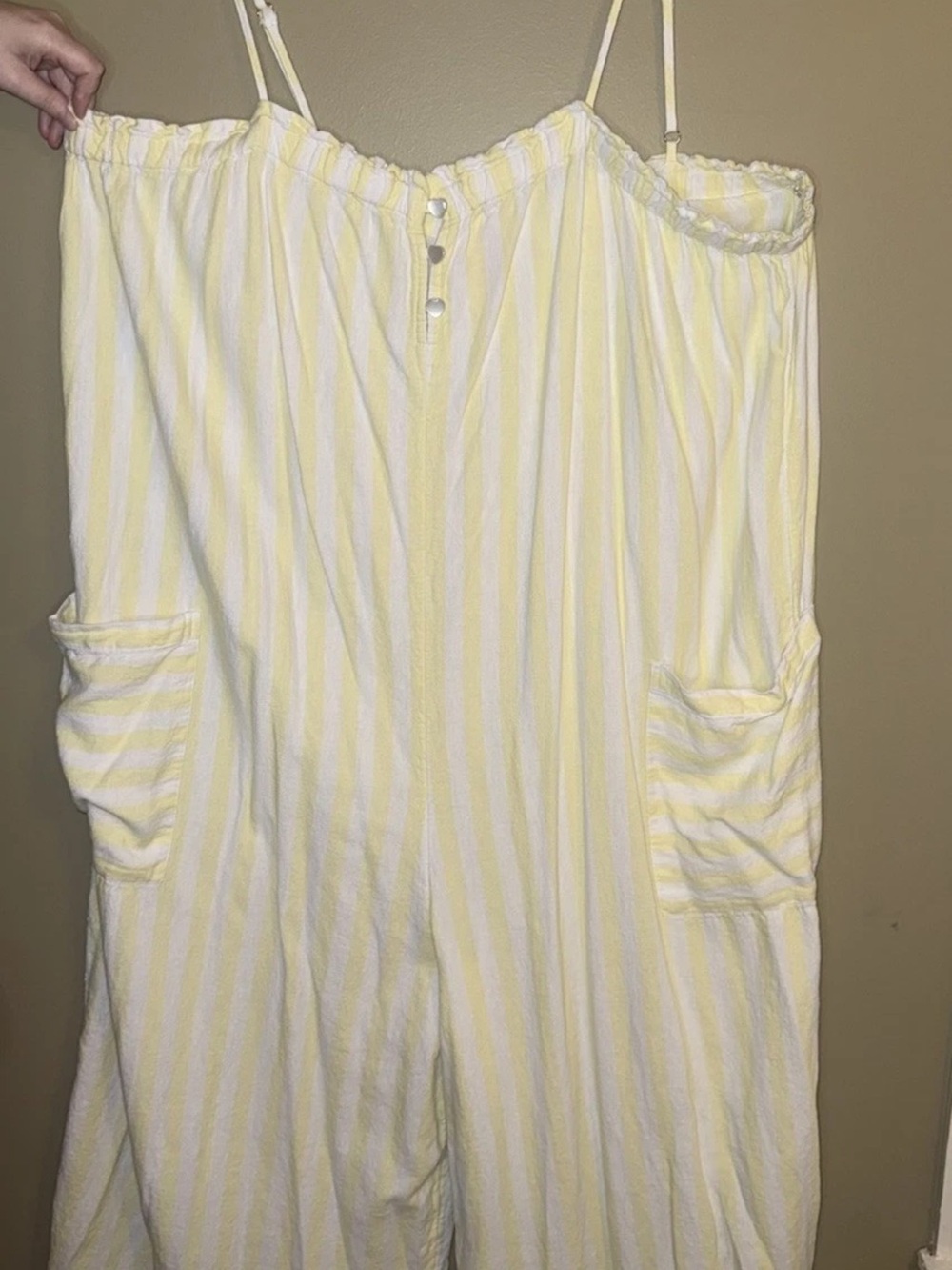 Stoney Clover Lane x Target Yellow Striped Jumpsuit - Size 2X